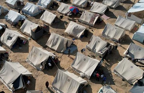 ഗാസയിലെ അഭയാര്ഥി ക്യാമ്പുകള്/ ഫോട്ടോ: എപി