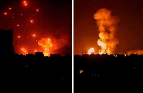 സിറിയയില് അമേരിക്ക നടത്തിയ വ്യോമാക്രമണം/ എക്സ്