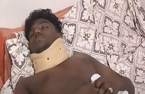 പരിക്കേറ്റ നീരജ് ആശുപത്രിയില്