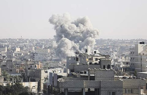 ഗാസയിൽ ആക്രമണം കടുപ്പിച്ച് ഇസ്രയേൽ/ ചിത്രം പിടിഐ