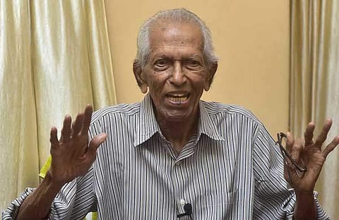 എംകെ സാനു/ ഫോട്ടോ: എ സനേഷ്- ന്യൂ ഇൻഡ്യൻ എക്സ്പ്രസ്