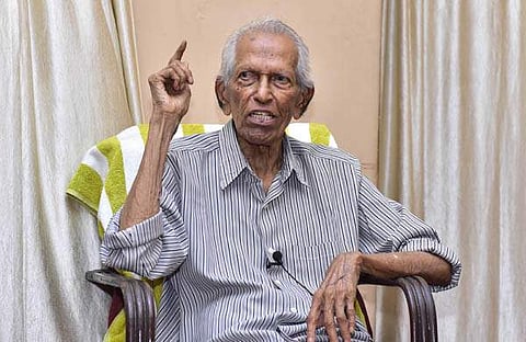 പ്രൊഫസർ എംകെ സാനു/ ചിത്രം: എ സനീഷ്