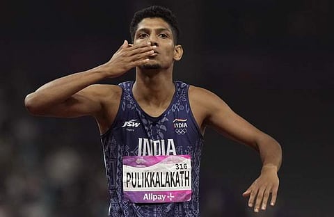 വെള്ളി നേട്ടം ആഘോഷിക്കുന്നു മുഹമ്മദ് അഫ്സൽ/ പിടിഐ