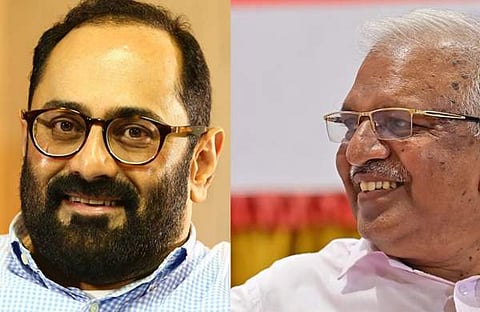 രാജീവ് ചന്ദ്രശേഖരന് - പി ജയരാജന്