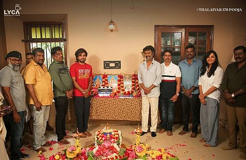 തലൈവർ 170 പൂജ/ ലൈക പ്രൊഡക്ഷൻസ് ഫെയ്സ്ബുക്ക്