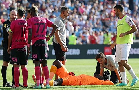 പടക്കമേറിൽ പരിക്കേറ്റ മോറി ഡിയാവ്/ ട്വിറ്റർ