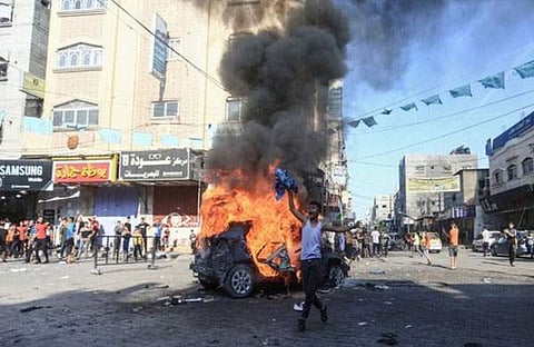 ഇസ്രയേൽ നടത്തിയ ആക്രമണം/ എഎൻഐ