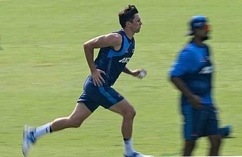 ന്യൂസിലന്ഡ്  ടീം പരിശീലനത്തില്/ഫോട്ടോ എഎഫ്പി