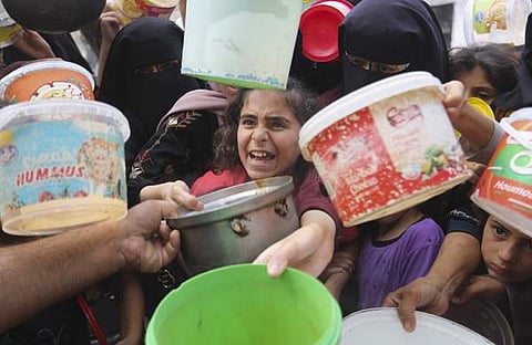 children face imminent death by starvation in Gaza says Media Office