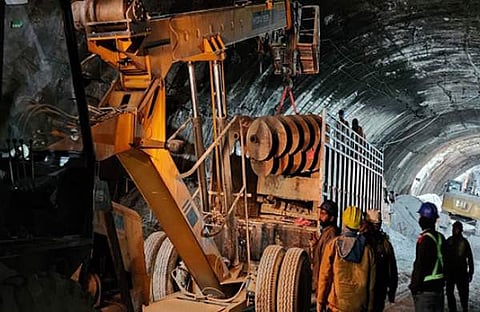 തുരങ്കത്തില് തുടരുന്ന രക്ഷാപ്രവര്ത്തനം, എഎന്ഐ