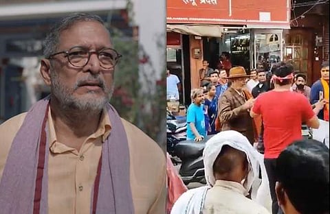 നാന പടേക്കർ ആരാധകനെ തല്ലുന്നു/ വിഡിയോ സ്ക്രീൻഷോട്ട്