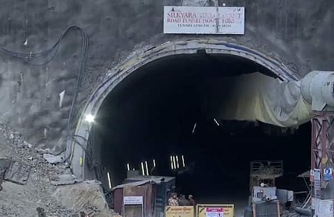 തുരങ്കത്തിൽ കുടുങ്ങിക്കിടക്കുന്ന തൊഴിലാളികൾക്കായുള്ള രക്ഷാപ്രവർത്തനം പുരോഗമിക്കുന്നു, എഎൻഐ