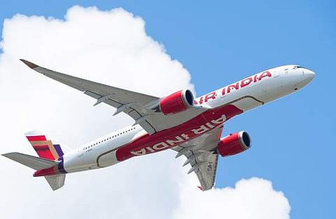 എയര് ഇന്ത്യ എക്സില് പങ്കുവെച്ച ചിത്രം