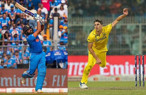 രോഹിത് ശർമ, പാറ്റ് കമ്മിൻസ്/ പിടിഐ