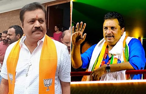 സുരേഷ് ഗോപി, ഷിബു ബേബി ജോൺ/ഫോട്ടോ: ഫെയ്സ്ബുക്ക്