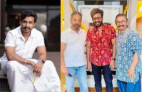 വിഷ്ണു വിശാൽ കമൽഹാസൻ, ആമിർ ഖാൻ എന്നിവർക്കൊപ്പം/ എക്സ്