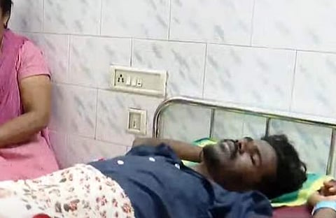 ചികിത്സയിൽ കഴിയുന്ന പാർത്ഥിപൻ, ടിവി ദൃശ്യം