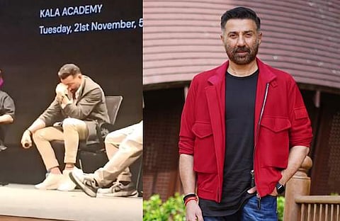 ഐഎഫ്എഫ്ഐ വേദിയിൽ സണ്ണി ഡിയോൾ/ വിഡിയോ സ്ക്രീൻഷോട്ട്, സണ്ണി ഡിയോൾ/ ഫെയ്സ്ബുക്ക്