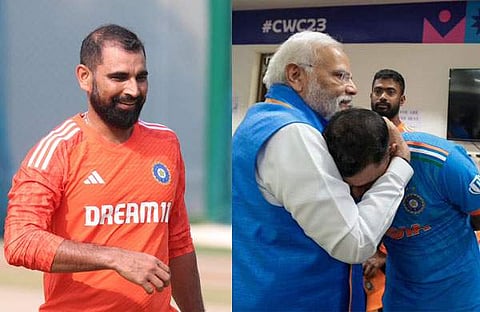 മുഹമ്മദ് ഷമി, നരേന്ദ്ര മോദി