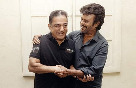 കമൽഹാസനും രജനീകാന്തും/ ഫെയ്സ്ബുക്ക്