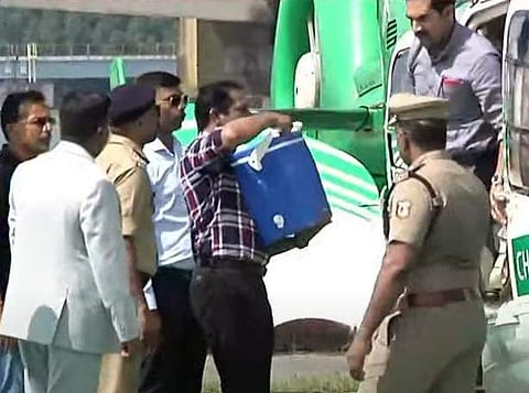 തിരുവനന്തപുരത്ത് നിന്ന് ഹൃദയം ഹെലികോപ്റ്റര് മാര്ഗം കൊച്ചിയിലെത്തിച്ചപ്പോള്