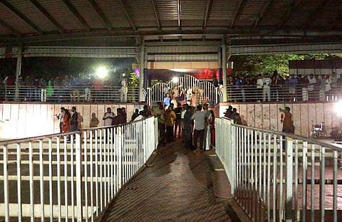 അപകടമുണ്ടായ വേദിയിലേക്കുള്ള വഴി/ എക്സ്പ്രസ് ചിത്രം