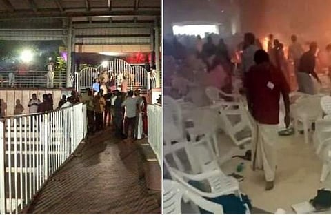 കുസാറ്റിലെ അപകടത്തില് നിന്ന്, സാമ്ര കണ്വെന്ഷനിലെ ബോംബ് സ്ഫോടനം/ഫോട്ടോ: എക്സ്പ്രസ്സ്