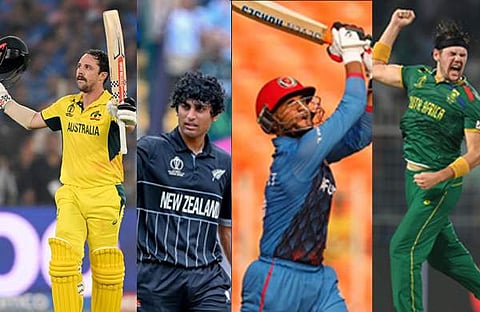 ട്രാവിസ് ഹെഡ്ഡ്, രചിന് രവീന്ദ്ര, അസ്മതുല്ല ഒമര്സായ്, ജെറാര്ഡ് കോറ്റ്സി/ ട്വിറ്റർ