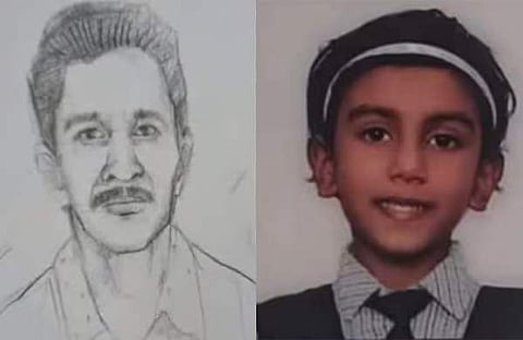 പൊലീസ് പുറത്തുവിട്ട രേഖാചിത്രം