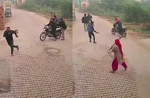 മകനെ രക്ഷപ്പെടുത്തി അമ്മ/ എക്സ് വിഡിയോ സ്ക്രീൻഷോട്ട്