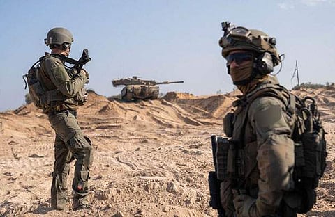 ഗാസ മുനമ്പിലെ ഇസ്രയേല് സൈന്യം പുറത്തുവിട്ട ഫോട്ടോ/ പിടിഐ