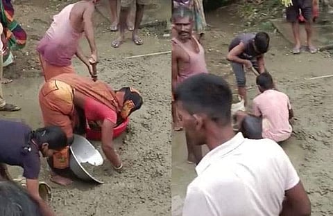 ബിഹാറിൽ റോഡ് മോഷണം പോയി/ എക്സ് വിഡിയോ സ്ക്രീൻഷോട്ട്