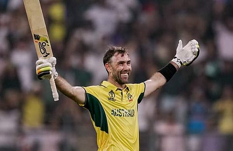 ഡബിൾ സെഞ്ച്വറി നേടിയ മാക്സ് വെൽ/ പിടിഐ