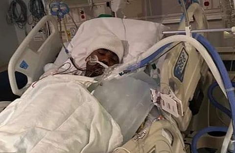 വരുൺ രാജ് ആശുപത്രിയിൽ ചികിത്സയിൽ കഴിയുമ്പോൾ, ഫയൽ/ എക്സ്