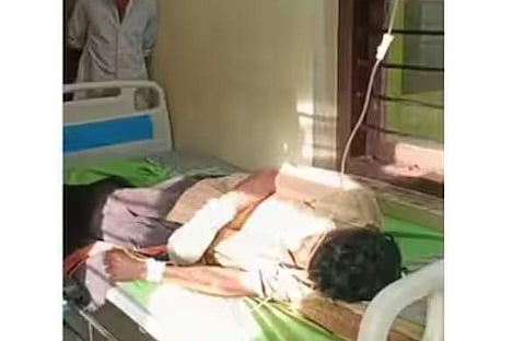 കരടിയുടെ ആക്രമണത്തിൽ പരിക്കേറ്റ് ചികിത്സയിൽ, സ്ക്രീൻഷോട്ട്