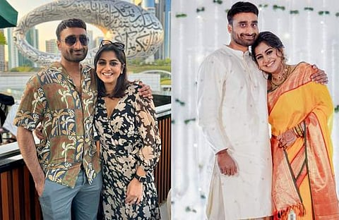 മീര നന്ദനും ശ്രീജുവും/ ഇൻസ്റ്റഗ്രാം