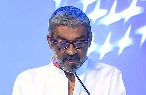 ഐഎഫ്എഫ്കെ വേദിയില് രഞ്ജിത്ത് സംസാരിക്കുന്നു/ ഫോട്ടോ: വീഡിയോ സ്ക്രീന്ഷോട്ട്