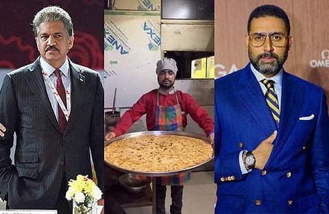 അനന്ദ് മഹീന്ദ്ര, അഭിഷേക് ബച്ചന്/ എക്സ്