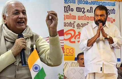 ആരിഫ് മുഹമ്മദ് ഖാന്- വി ശിവന്കുട്ടി