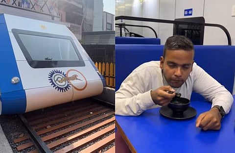 വന്ദേ ഭാരത് എക്സ്പ്രസ് റെസ്റ്റോറന്റ്/ വിഡിയോ സ്ക്രീൻഷോട്ട്