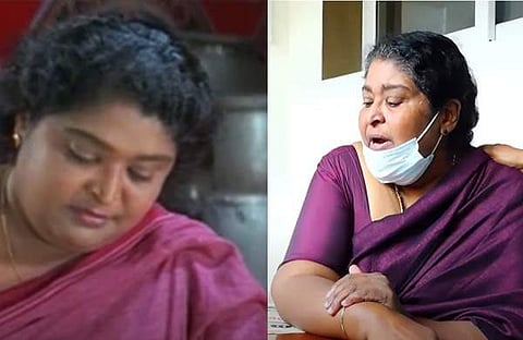 നടി ബീന കുമ്പളങ്ങി/ വിഡിയോ സ്ക്രീൻഷോട്ട്