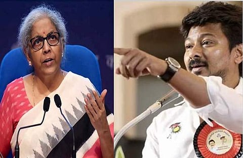 നിര്മലാ സീതാരാമന്, ഉദയനിധി സ്റ്റാലിന്/ ഫോട്ടോ: എഎന്ഐ ഫയല്