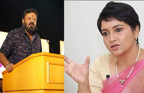 സുരേഷ് ഗോപി / ഫെയ്സ്ബുക്ക്, ലെന/ എക്സ്പ്രസ് ഫോട്ടോസ്