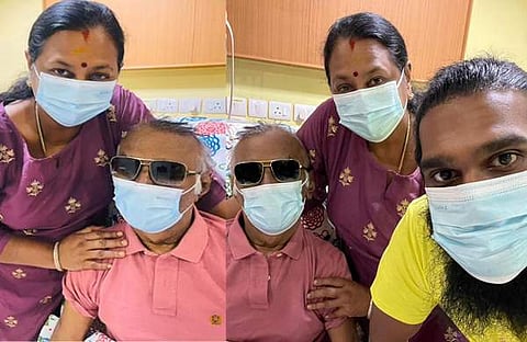 വിജയകാന്ത് കുടുംബത്തിനൊപ്പം/ഫോട്ടോ: ഫെയ്സ്ബുക്ക്