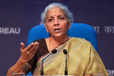 കേന്ദ്ര ധനകാര്യ മന്ത്രി നിർമല സീതാരാമൻ / പിടിഐ