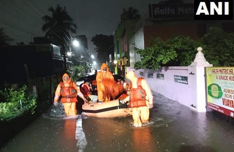 ചെന്നൈയിലെ വെള്ളക്കെട്ട്/ എഎൻഐ