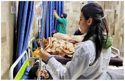 സിറിയയിലെ മെഡിക്കല് ക്യാമ്പില് നിന്നുള്ള ചിത്രം/എഎഫ്പി