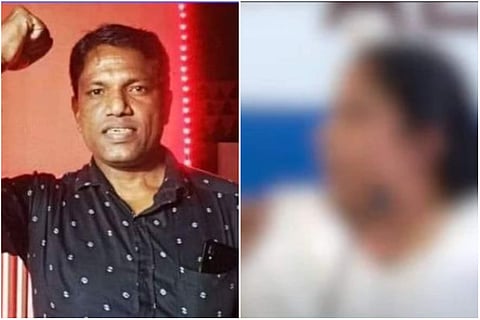 സോണ, പരാതിക്കാരിയുടെ വാര്ത്താസമ്മേളനം/ ടിവി ദൃശ്യം