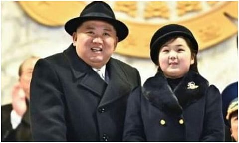 കിം മകൾക്കൊപ്പം/ ചിത്രം ട്വിറ്റർ