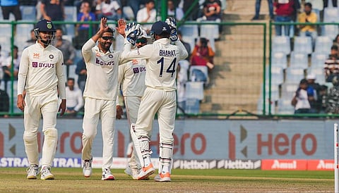 ഇന്ത്യന് ടീമിന്റെ ആഹ്ലാദം/ പിടിഐ